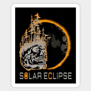 Darkside Solar Eclipse 2024 Magnet